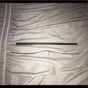 Black and Gold Choker Set